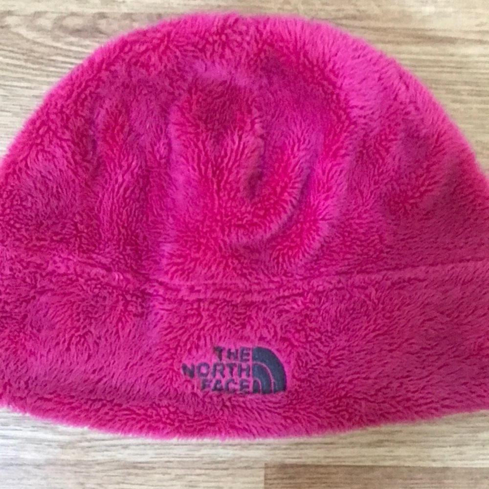 Pink north face hat